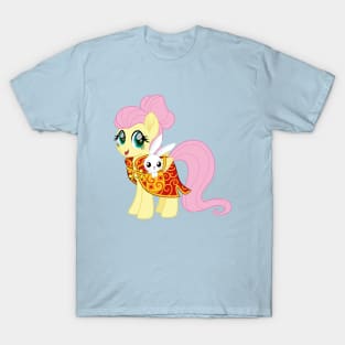 Lunar New Year Fluttershy and Angel Bunny T-Shirt